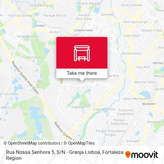 Rua Nossa Senhora 5, S / N - Granja Lisboa map