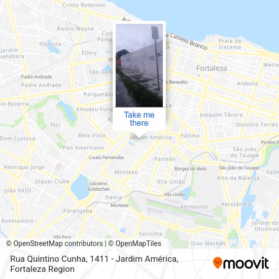 Rua Quintino Cunha, 1411 - Jardim América map