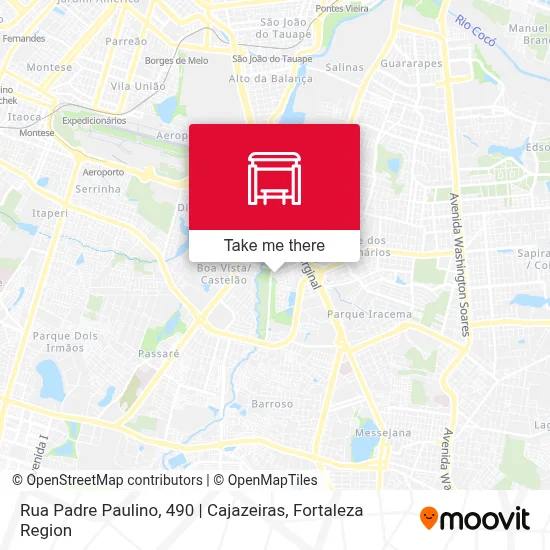 Rua Padre Paulino, 490 | Cajazeiras map