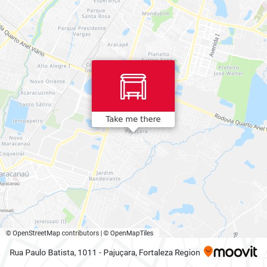Rua Paulo Batista, 1011 - Pajuçara map