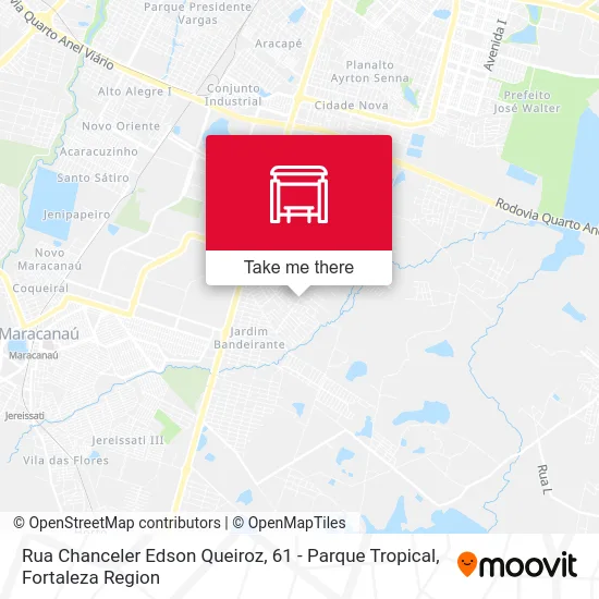Rua Chanceler Edson Queiroz, 61 - Parque Tropical map
