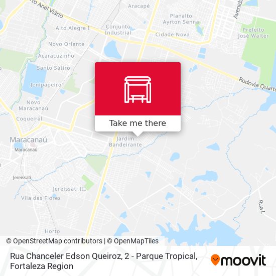 Rua Chanceler Edson Queiroz, 2 - Parque Tropical map