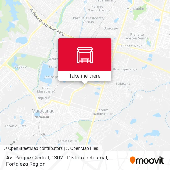 Av. Parque Central, 1302 - Distrito Industrial map