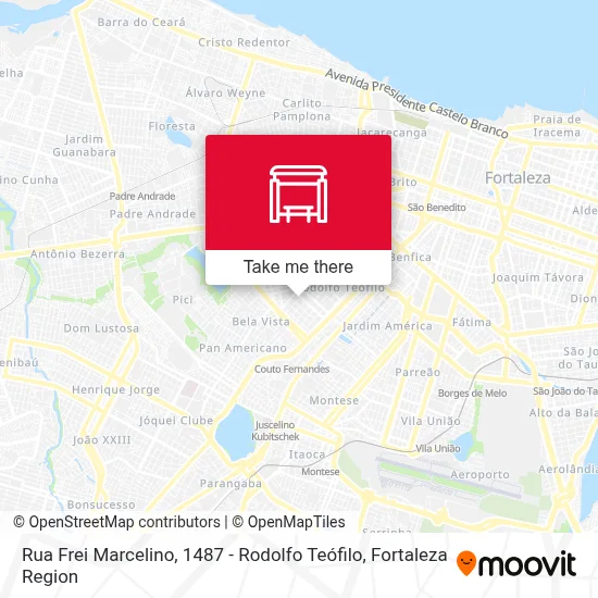 Rua Frei Marcelino, 1487 - Rodolfo Teófilo map