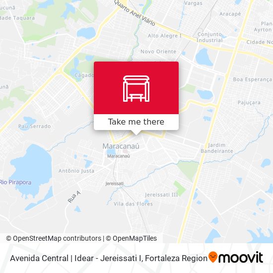 Mapa Avenida Central | Idear - Jereissati I