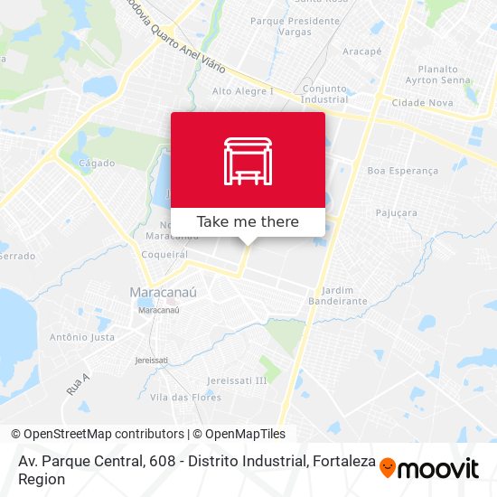 Av. Parque Central, 608 - Distrito Industrial map