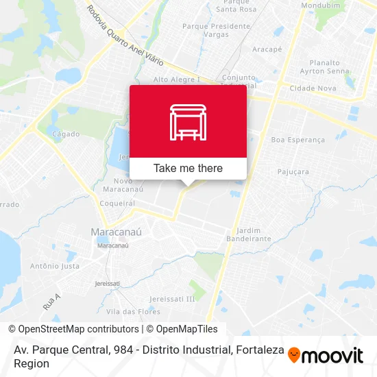 Av. Parque Central, 984 - Distrito Industrial map