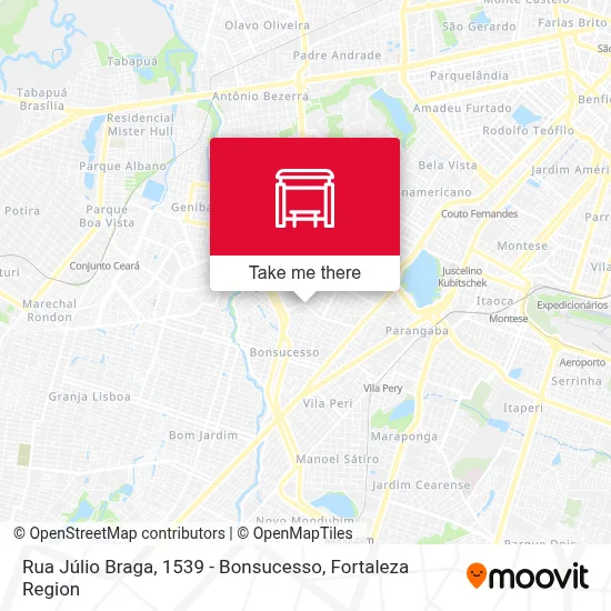 Rua Júlio Braga, 1539 - Bonsucesso map