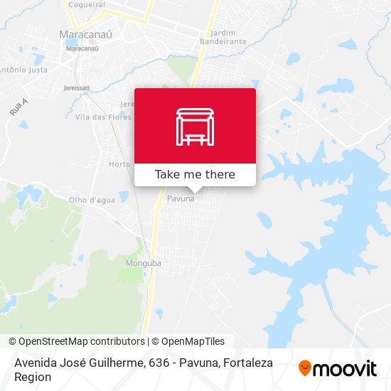 Avenida José Guilherme, 636 - Pavuna map