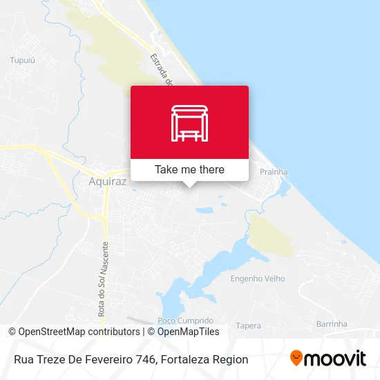 Rua Treze De Fevereiro 746 map