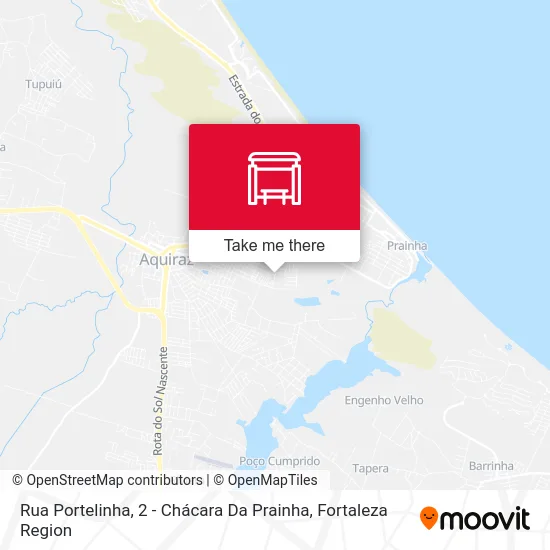 Rua Portelinha, 2 - Chácara Da Prainha map