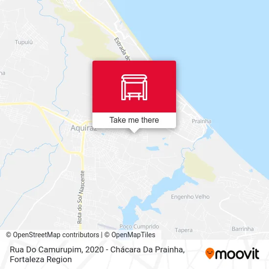 Rua Do Camurupim, 2020 - Chácara Da Prainha map