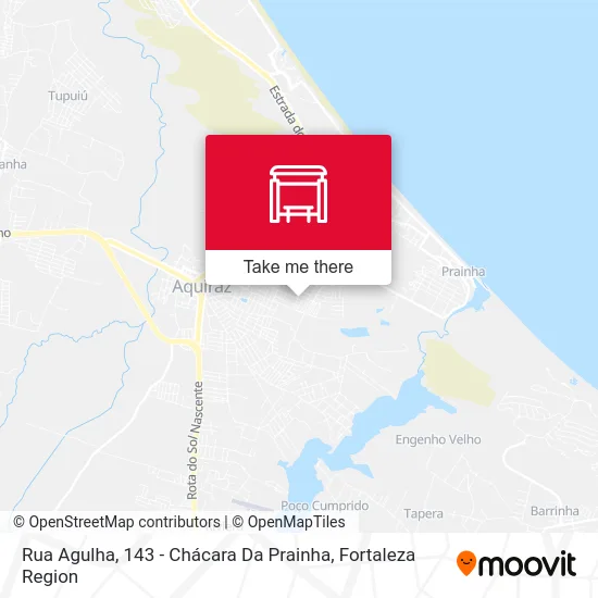 Rua Agulha, 143 - Chácara Da Prainha map