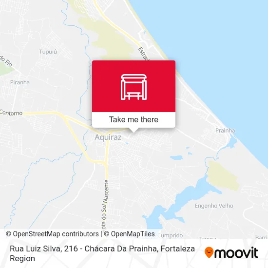 Rua Luiz Silva, 216 - Chácara Da Prainha map