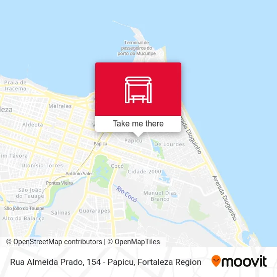 Rua Almeida Prado, 154 - Papicu map