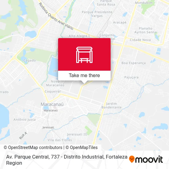 Av. Parque Central, 737 - Distrito Industrial map