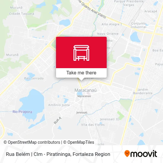 Rua Belém | Clm - Piratininga map