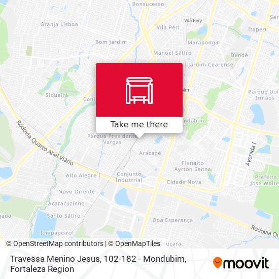 Travessa Menino Jesus, 102-182 - Mondubim map