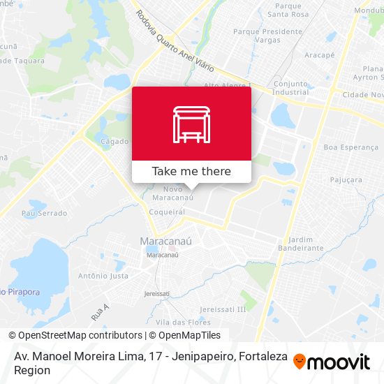 Av. Manoel Moreira Lima, 17 - Jenipapeiro map