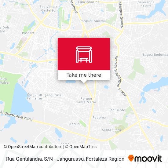 Rua Gentilandia, S / N - Jangurussu map