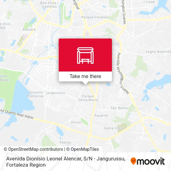 Avenida Dionísio Leonel Alencar, S / N - Jangurussu map