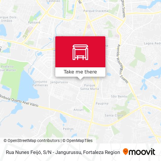 Rua Nunes Feijó, S / N - Jangurussu map
