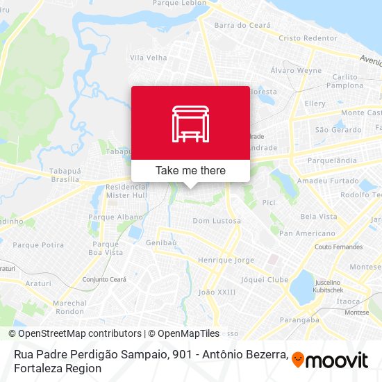 Rua Padre Perdigão Sampaio, 901 - Antônio Bezerra map