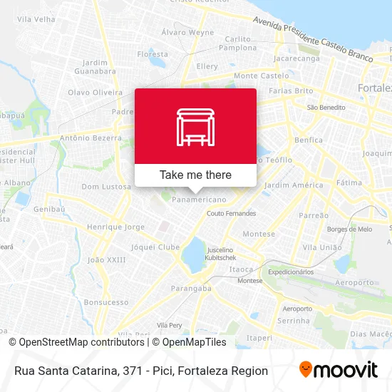 Rua Santa Catarina, 371 - Pici map