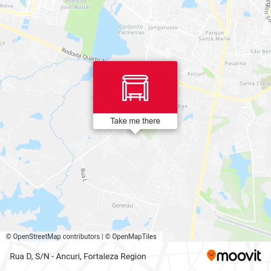 Rua D, S/N - Ancuri map