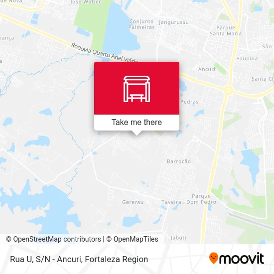 Rua U, S/N - Ancuri map