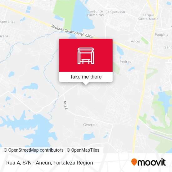 Rua A, S/N - Ancuri map