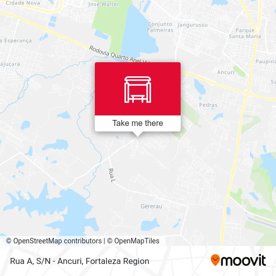 Rua A, S/N - Ancuri map