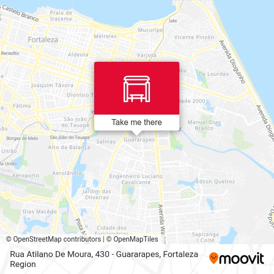Rua Atilano De Moura, 430 - Guararapes map
