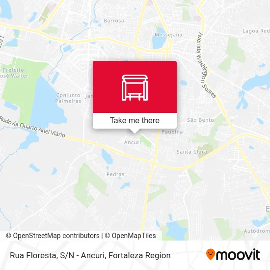 Rua Floresta, S/N - Ancuri map