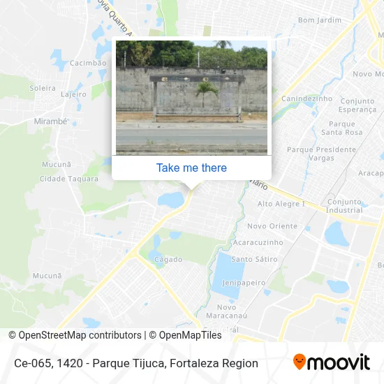 Ce-065, 1420 - Parque Tijuca map