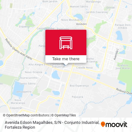 Avenida Edson Magalhães, S / N - Conjunto Industrial map