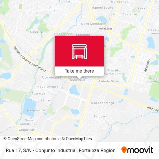Rua 17, S / N - Conjunto Industrial map