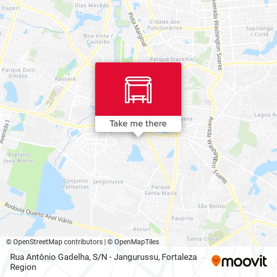 Rua Antônio Gadelha, S / N - Jangurussu map