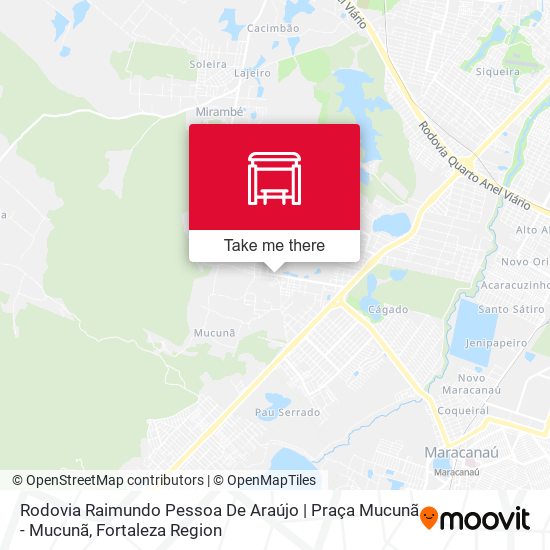 Rodovia Raimundo Pessoa De Araújo | Praça Mucunã - Mucunã map