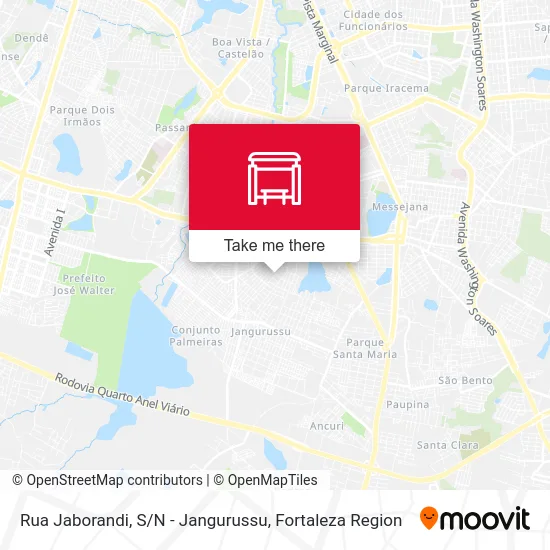 Rua Jaborandi, S / N - Jangurussu map