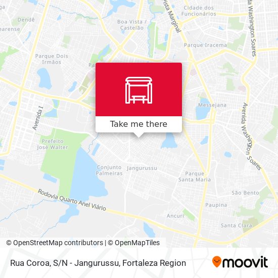 Rua Coroa, S/N - Jangurussu map
