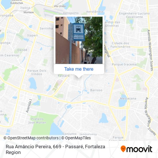 Mapa Rua Amâncio Pereira, 669 - Passaré