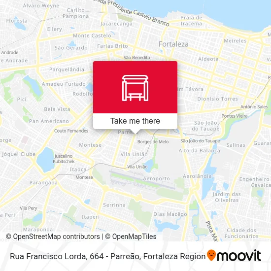 Rua Francisco Lorda, 664 - Parreão map