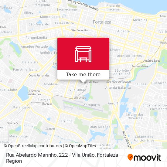 Rua Abelardo Marinho, 222 - Vila União map
