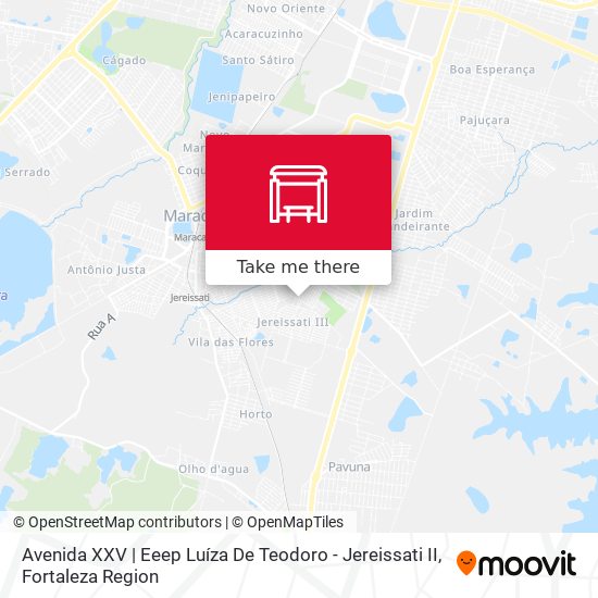 Avenida XXV | Eeep Luíza De Teodoro - Jereissati II map