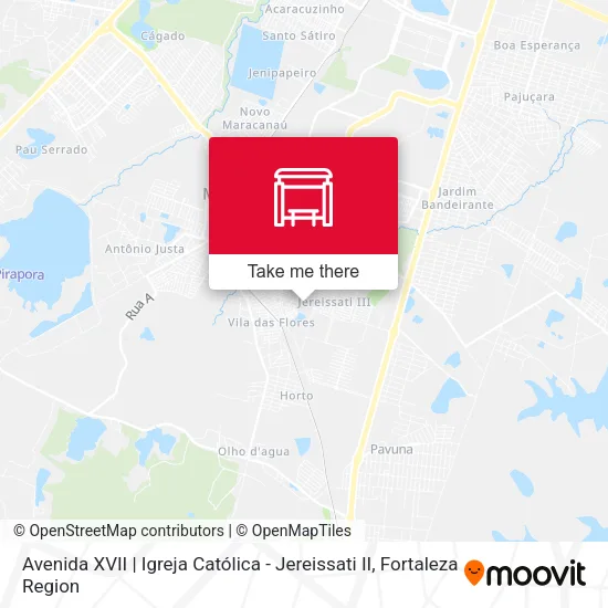 Avenida XVII | Igreja Católica - Jereissati II map