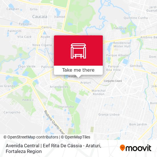 Avenida Central | Eef Rita De Cássia - Araturi map