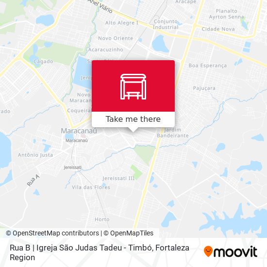 Rua B | Igreja São Judas Tadeu - Timbó map