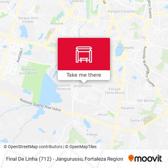 Final De Linha (712) - Jangurussu map