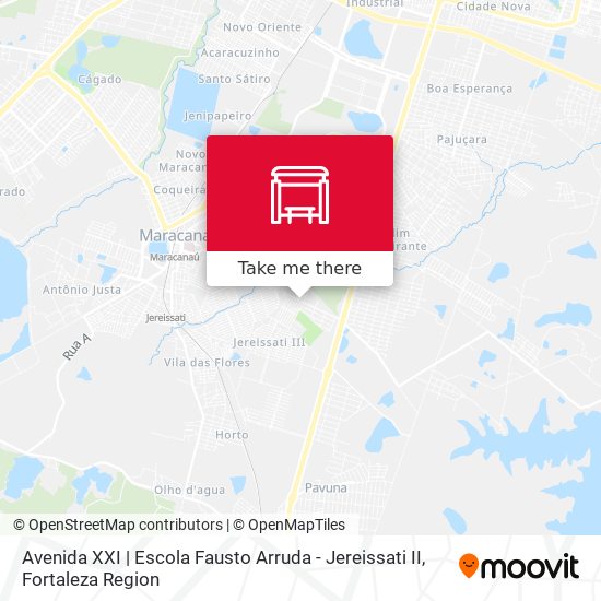 Avenida XXI | Escola Fausto Arruda - Jereissati II map
